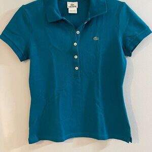 LaCoste Teal Blue T